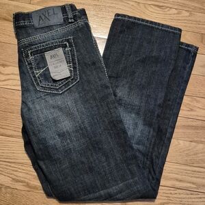 Axel Boys Size 14 Straight Leg Jeans NWT Dark Wash